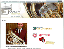 Tablet Screenshot of euphoniumlessons.com